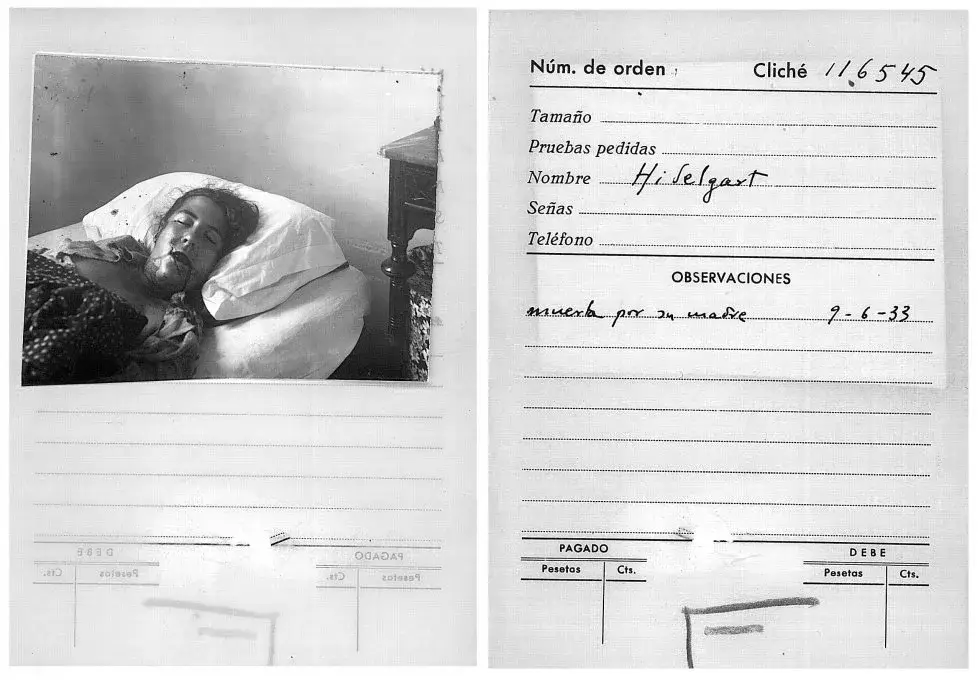 Hildegart Rodríguez muerta